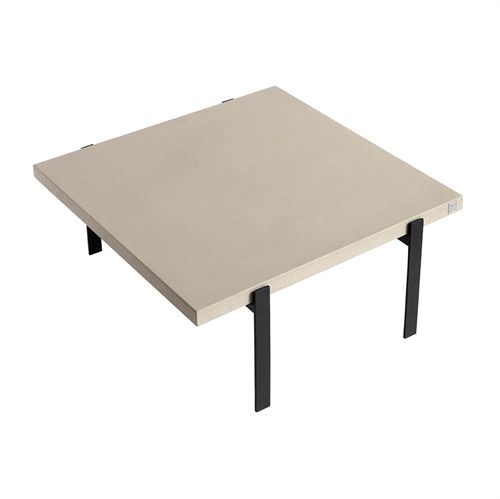 Muubs Couchtisch Rush 80x80 cm - Rockstone/Eisen