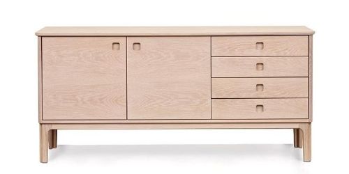 Skovby SM300 Skænk 80x170 cm - Hvidolieret Eg