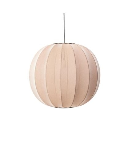 Made By Hand Knit-Wit Round Pendant Ø: 60cm - Sand Stone