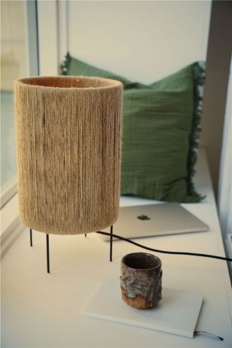 Made By Hand RO Tischleuchte Ø: 23 cm - Natur