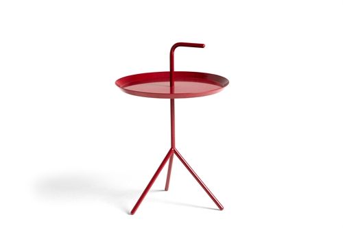 HAY DLM Don´t Leave me Side Table Ø: 38 cm - Cherry Red High Gloss 