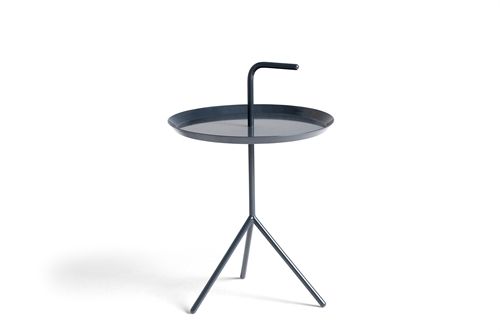 HAY DLM Don´t Leave me Side Table Ø: 38 cm - Deep Blue High Gloss 