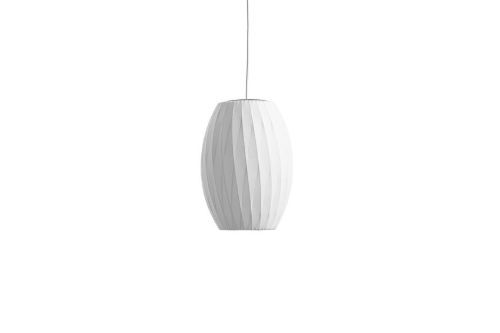 HAY Nelson Cigar Crisscross Bubble Pendant Small Ø: 26,5 cm - Off White 