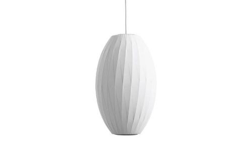 HAY Nelson Cigar Crisscross Bubble Pendant Medium Ø: 33 cm - Off White 