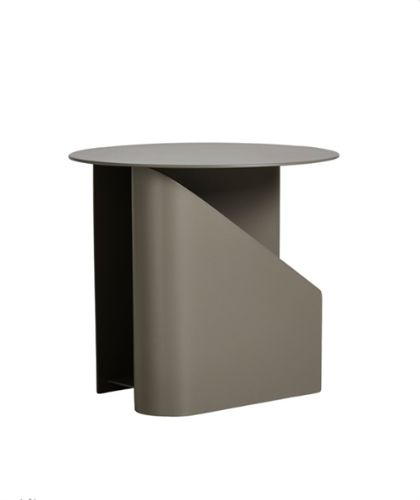 Woud Sentrum Side Table H: 36 cm - Taupe