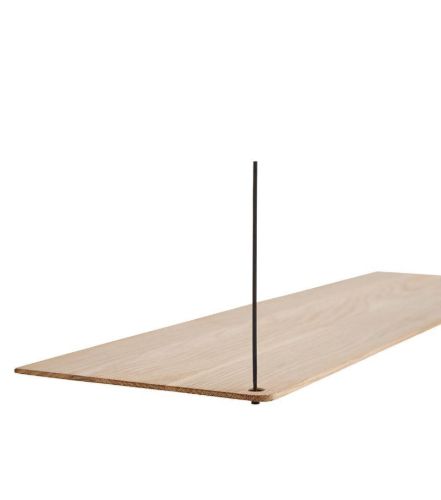 Woud Stedge Add-on Shelf L: 60 cm - White Pigmented Lacquered Oak