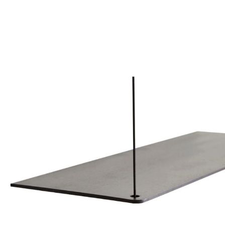 Woud Stedge Add-on Shelf L: 60 cm - Black Painted Oak