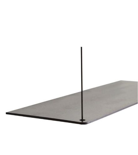 Woud Stedge Add-on Shelf L: 80 cm - Black Painted Oak
