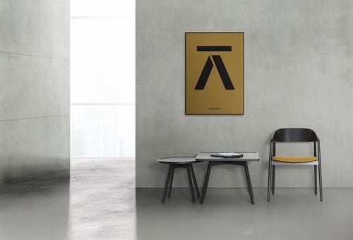 Andersen Furniture C2 Couchtisch Ø: 80 cm – Schwarz lackierte Eiche