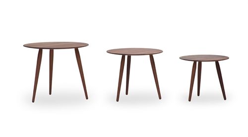 Bruunmunch PLAYround Couchtisch Ø: 75 cm H: 44 cm – Räuchereiche