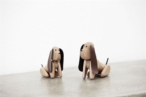 Andersen Furniture My Dog Figur Klein 7,5x9,4x4,5 cm - Eiche