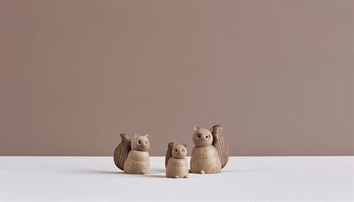 Andersen Furniture Eichhörnchenfigur Groß 10,5x6,5x10 cm - Eiche