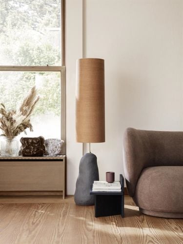 Ferm Living Oblique Taburet/Tisch 33x40 cm - Esche schwarz gebeizt