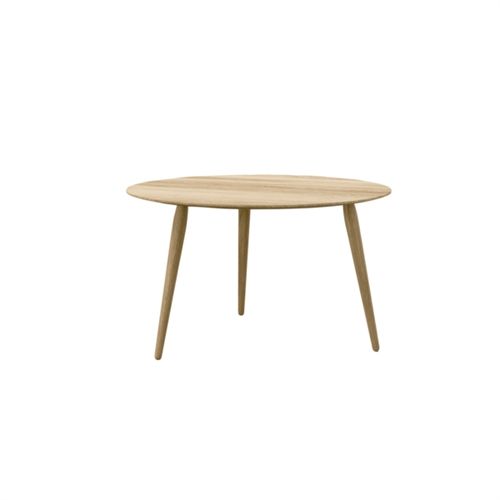 Bruunmunch PLAYround Coffee Table Ø: 75 cm H: 44 cm - Natural Oak