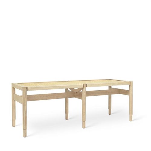 Mater Winston Bench 120x40x45 cm - Eiche/Zuckerrohr