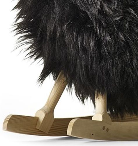Povl Kjer Rokkelam H: 30 cm - Schwarz
