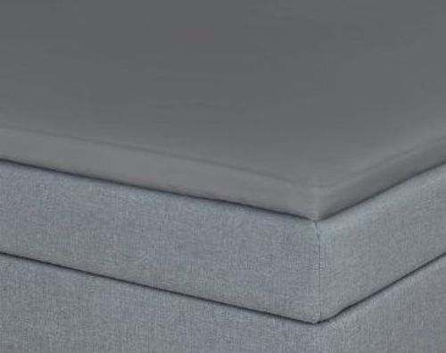 CPH Living Kuvertlagen Percale 90x200x6 cm - Mørkegrå 