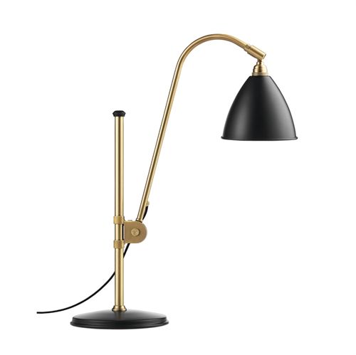 Bestlite BL1 Table Lamp Ø: 16 cm - Charcoal Black/Brass