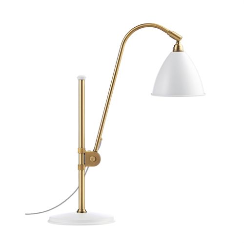 Bestlite BL1 Table Lamp Ø: 16 cm - Matt White/Brass