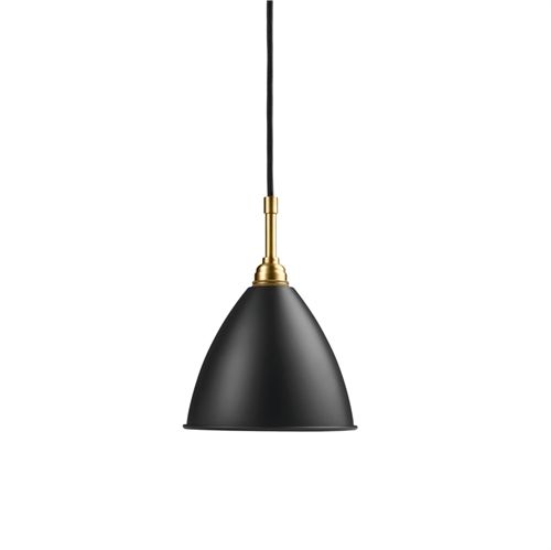 Bestlite BL9 Pendant Ø:16 cm Brass base - Charcoal Black