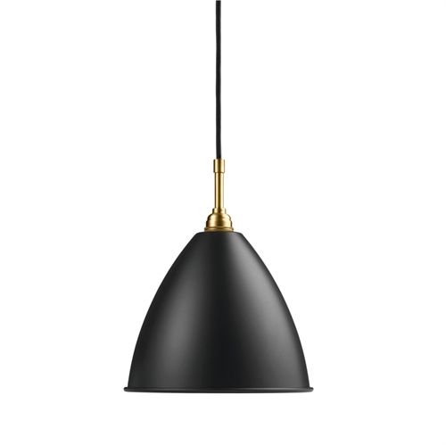 Bestlite BL9 Pendant Ø:21 cm  M  Brass base - Charcoal Black skærm