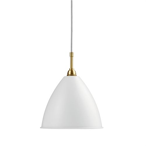 Bestlite BL9 Pendant Ø:21 cm  M  Brass base - Matt White skærm