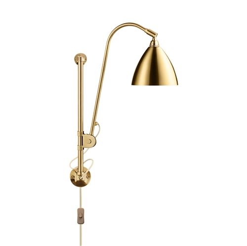 Bestlite BL5 Wall Lamp Ø:16 cm Brass base - Brass skærm