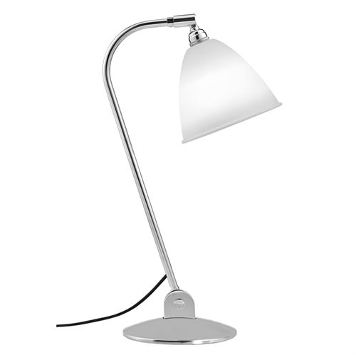 Bestlite BL2 Table Lamp Ø:16 cm Chrome Base - Bone China skærm