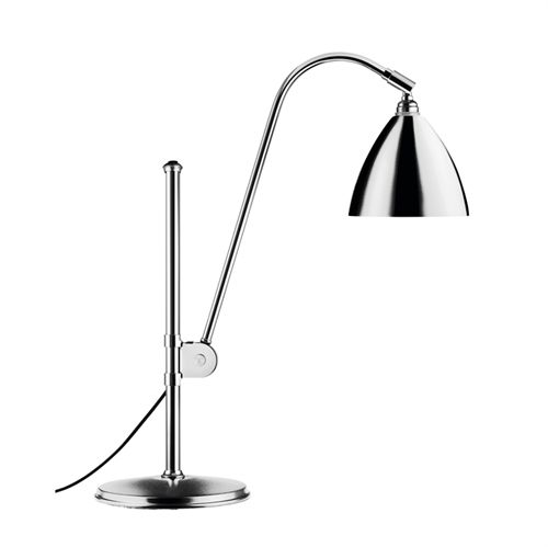 Bestlite BL1 Table Lamp Ø:16 cm Chrome Base - Chrome skærm