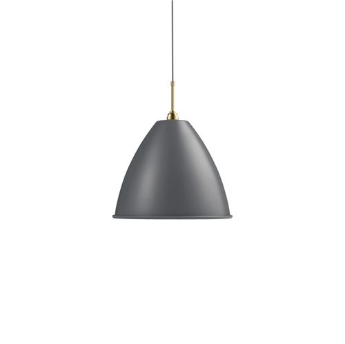 Bestlite BL9 Pendant Ø:40 cm  L  Brass base - Grey skærm