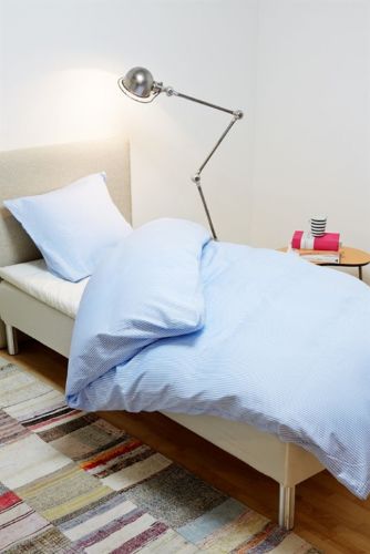 CPH Living Doppelbett NØRREBRO 200 x 220 / 60 x 63 cm – Hellblau