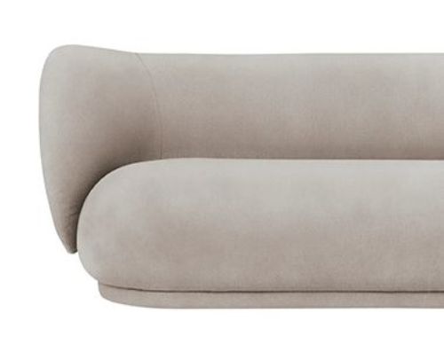 Ferm Living Rico 4-Personen-Sofa, gebürstet, L: 260 cm – Sand