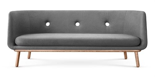 Eva Solo Phantom 3 Pers. Sofa L: 193,4 cm - Joint 604 Grå/Olieret Eg