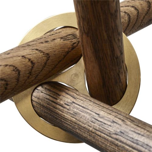 Eberhart Furniture Daphne Couchtisch Ø: 65 cm – Dunkle Eiche