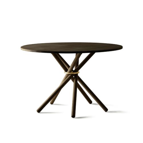 Eberhart Furniture Hector 120 Dining Table Ø: 120 cm - Dark Oak