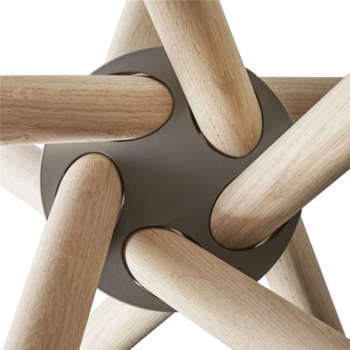 Eberhart Furniture Hector 140 Esstisch Ø: 140 cm - Helle Eiche