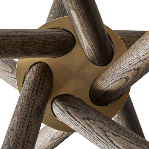 Eberhart Furniture Hector 140 Esstisch Ø: 140 cm – Dunkle Eiche