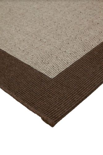 HC Carpets Casablanca Flachgewebter Teppich 80x350 cm - Braun