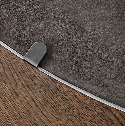 Eberhart Furniture Hector Zusatzplatten 140 140-200 cm – Dunkle Eiche