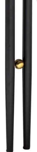 GUBI IOI Couchtisch Ø: 100 cm – Schwarz Halbmatt/Weiß Carrara