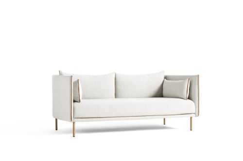 HAY Silhouette 2 Personers Sofa Mono L:171 cm - Coda 100 / Oiled Solid Oak