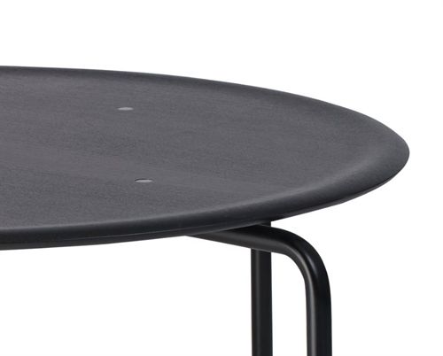 Montana KEVI 2001 Runder Couchtisch Ø: 90 cm - Schwarz