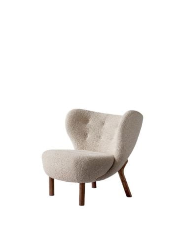&Tradition Little Petra VB1 Lounge Chair SH: 40 cm - Oiled Walnut/Karakorum 003