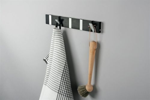 KNAX Lite 5 Garderobenständer L: 33 cm – Schwarz/Grau
