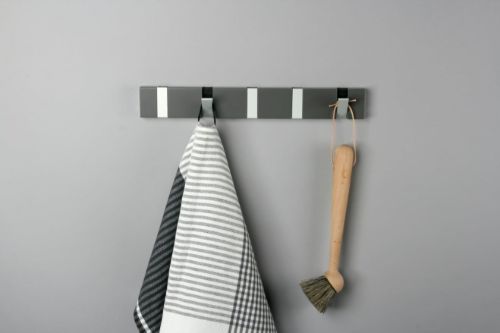 KNAX Lite 5 Garderobenständer L: 33 cm – Grau/Grau