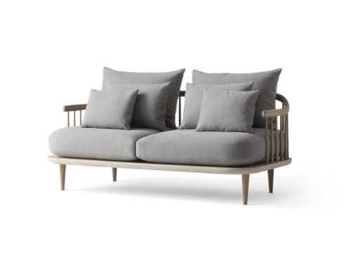 &Tradition Fly SC2 Sofa L: 162 cm - Oiled Oak/Hot Madison 094