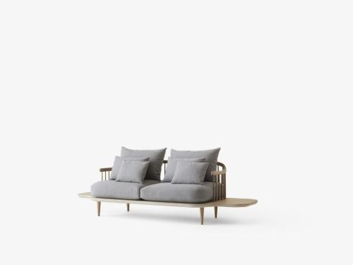 &Tradition Fly SC3 Sofa w. Side Tables L: 240 cm - Oiled Oak/Hot Madison 094