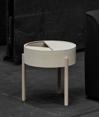 Woud Arc Beistelltisch Ø: 42 cm – Geölte Eiche