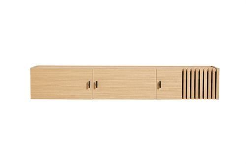 Woud Array Wall Mounted Sideboard L: 150 cm - Oak