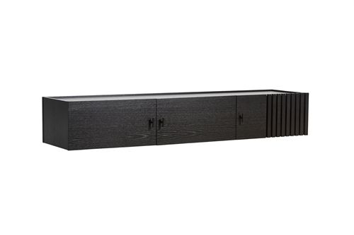 Woud Array Wand-Beistelltisch L: 150 cm – Schwarz